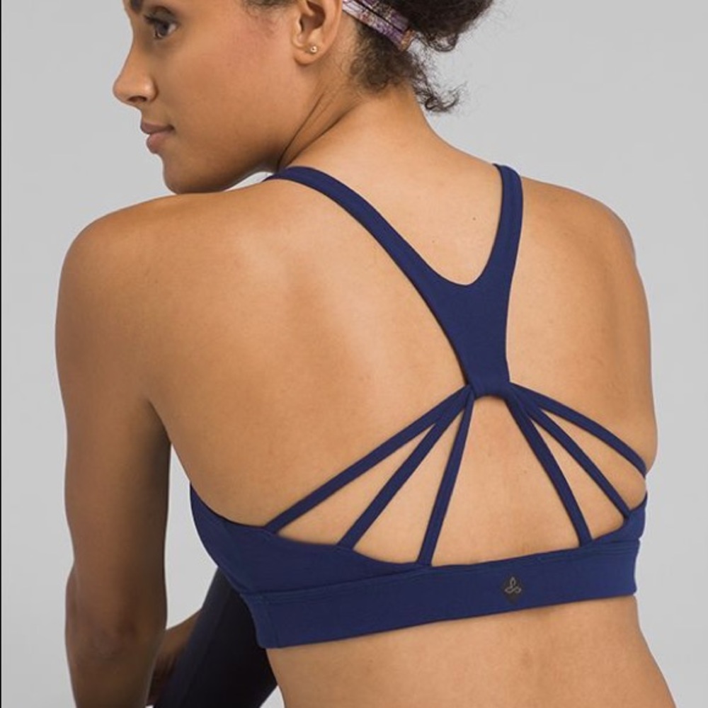 prAna Momento sports bra Small navy